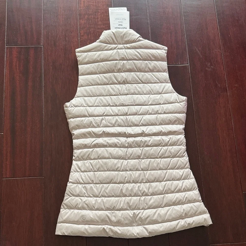 lululemon athletica Beige Puffer Vest - Picture 2 of 6